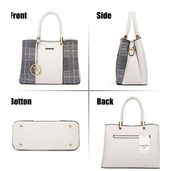 Kurgool Women Purses and Handbags Top Handle Satchel Shoulder Bags Messenger - Picture 3 of 16